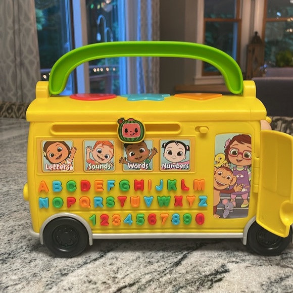 CoComelon Musical Learning Bus Toy - Picture 2 of 7